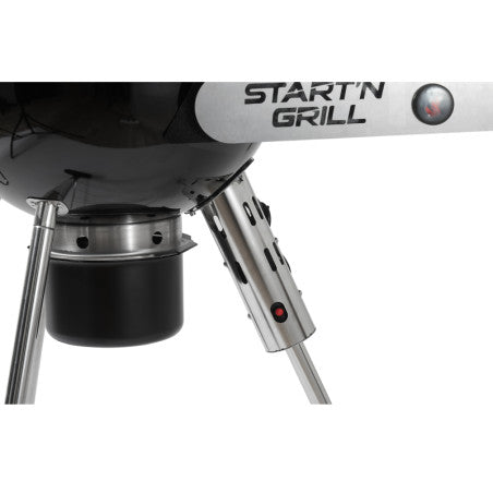 Start N Grill barbecue à charbon de bois 57 cm avec allumage automatique - SNG Evolution SNG22EVO230BK