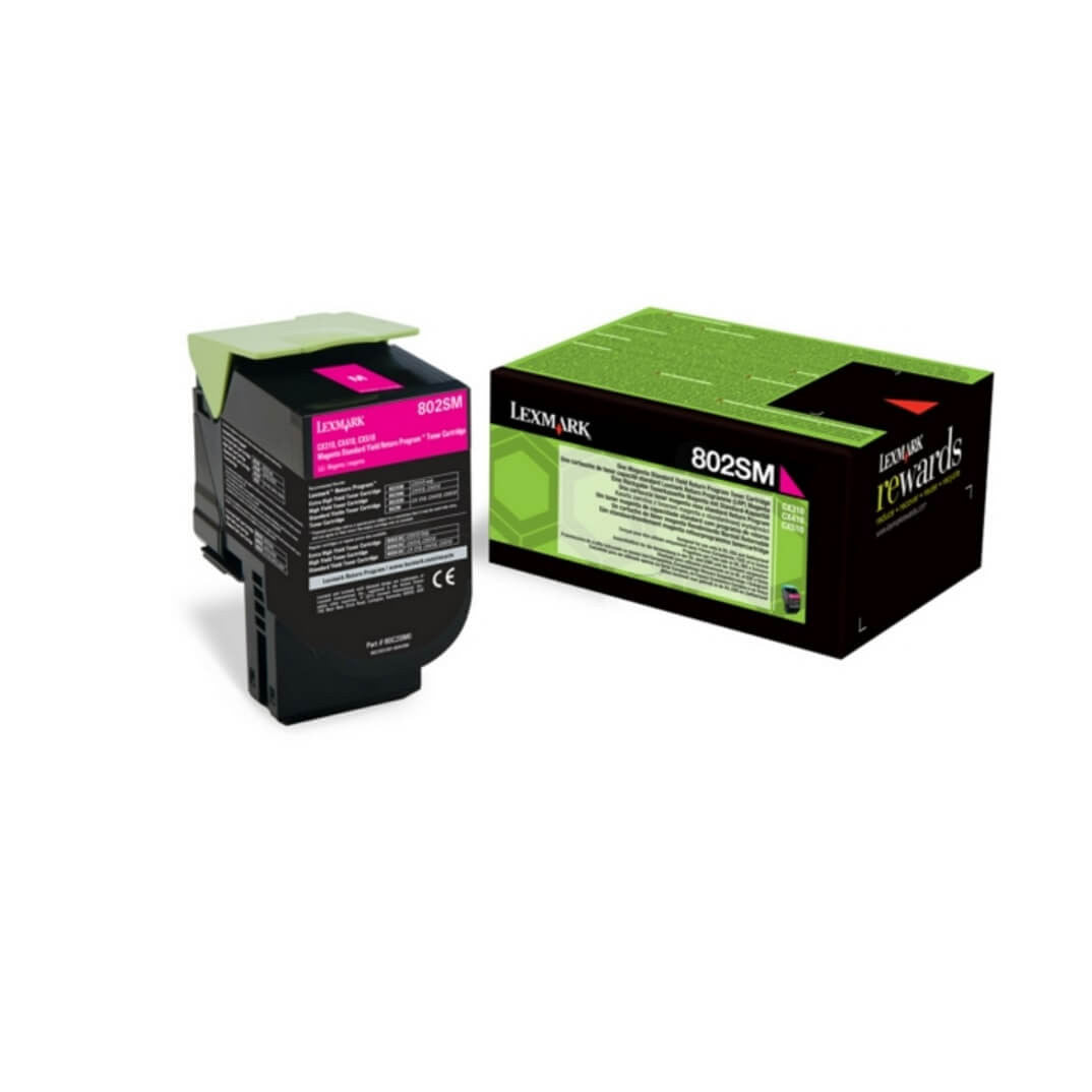 Lexmark 80C2SME Cartouche de toner 1 pièce(s) Original Magenta 80C2SME