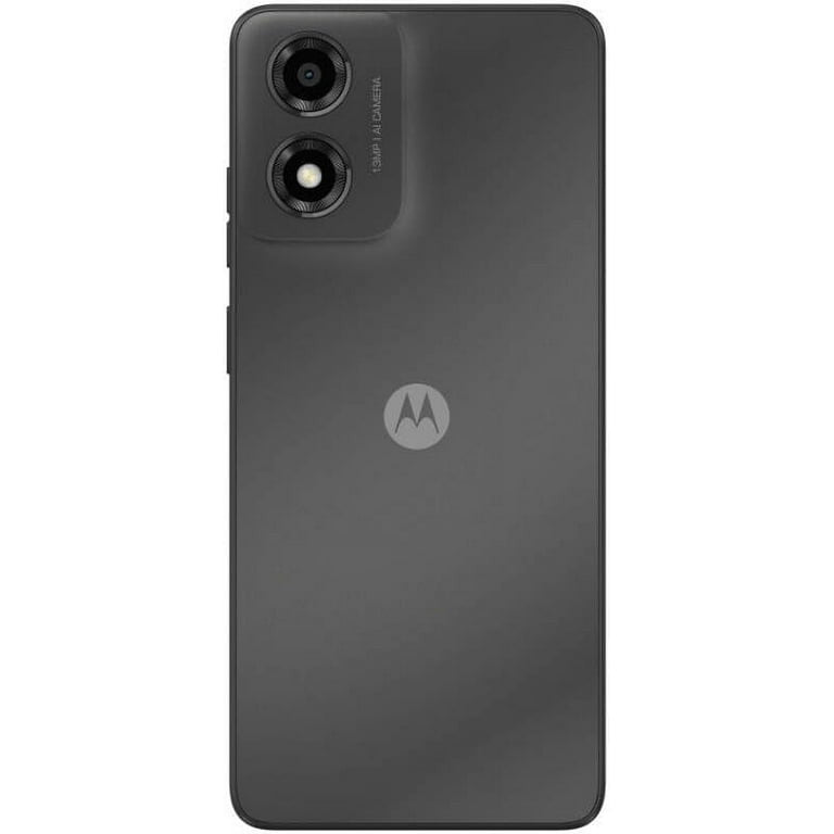 Motorola moto e14 16,7 cm (6.56") Double SIM Android 14 Go edition 4G USB Type-C 2 Go 64 Go 5000 mAh Graphite, Gris PB3C0004SE