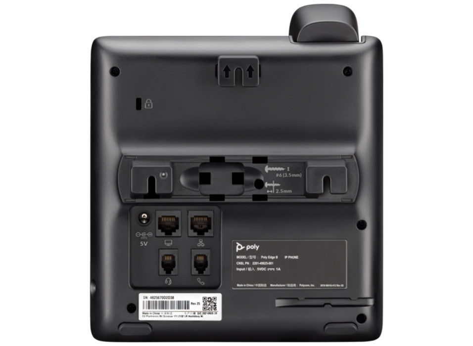 Poly Téléphone IP Edge B30 compatible PoE 2200-49825-025