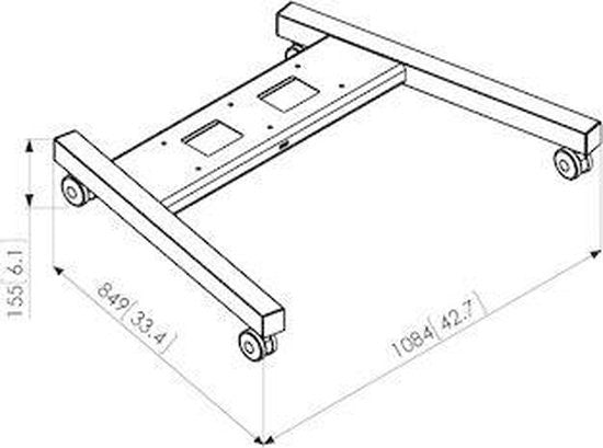 VOGEL'S PFT 8530B Displaywagenframe 7328530 - Compridis