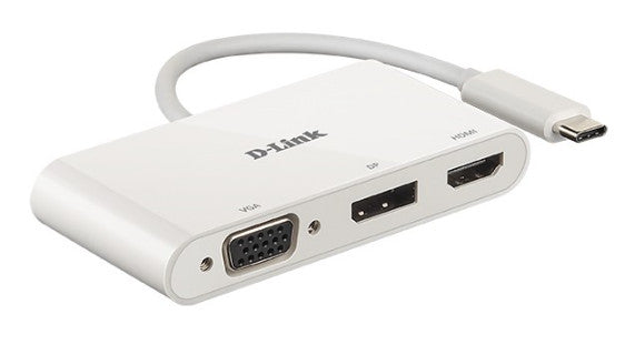 D-Link DUB-V310 station d'accueil Avec fil USB 3.2 Gen 1 (3.1 Gen 1) Type-C Blanc DUB-V310