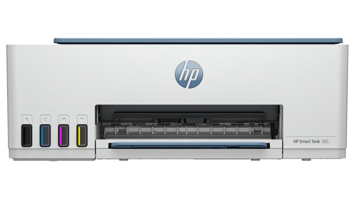 HP Smart Tank Imprimante Tout-en-un 585, Home and home office, Print, copy, scan, Wireless; High-volume printer tank; Print from phone or tablet; Scan to PDF 1F3Y4A#671
