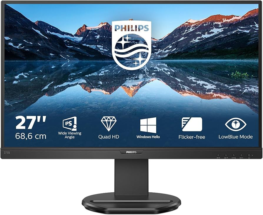 Philips B Line 276B9/00 écran plat de PC 68,6 cm (27") 2560 x 1440 pixels Quad HD LED Noir 276B9/00
