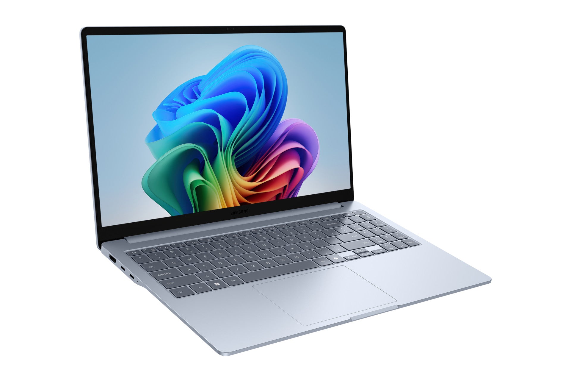 Samsung Galaxy Book4 Edge NP750XQAA Qualcomm Snapdragon X1P-42-100 Ordinateur portable 39,6 cm (15.6") Full HD 16 Go LPDDR5x-SDRAM 512 Go eUFS Wi-Fi 7 (802.11be) Windows 11 Home Bleu NP750XQA-KB2NL