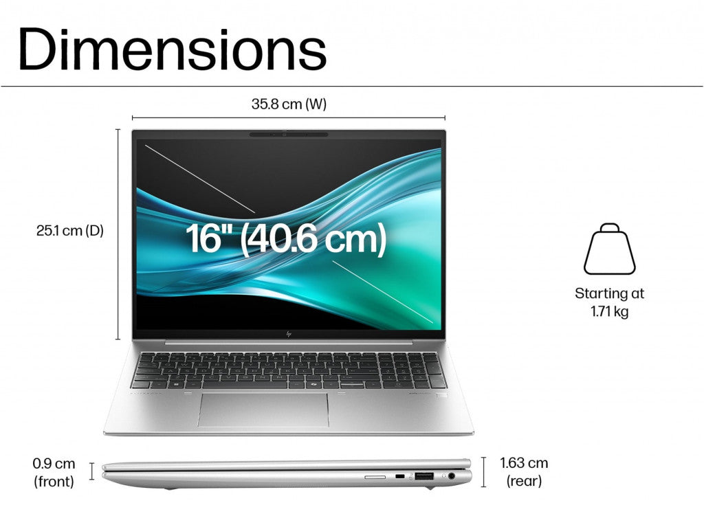 HP Elitebook 840 G11 U7-165U 14" 32GB/512GB/QWERTZ A46WHUP#ABD
