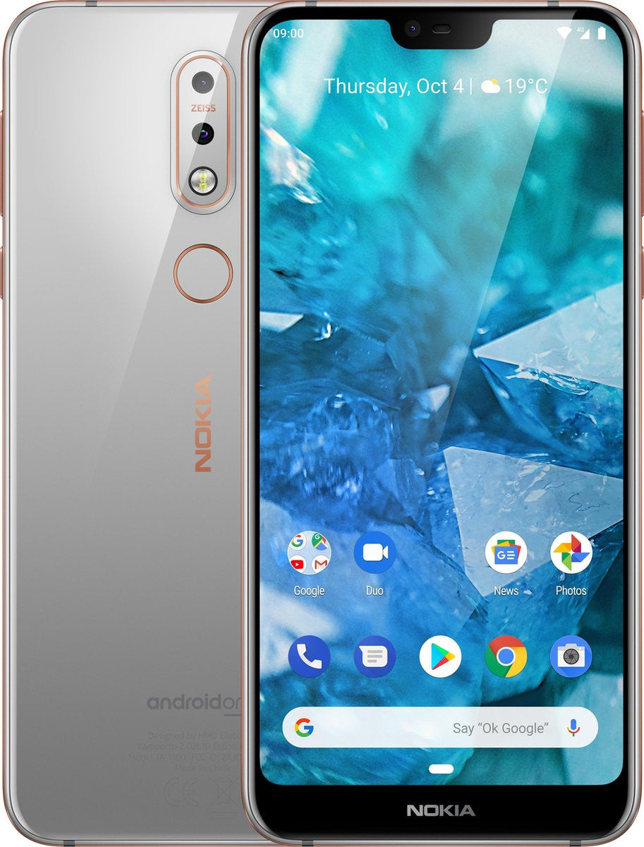 Nokia 7/1 14,8 cm (5.84") Dual SIM 4G USB Type-C 3 GB 32 GB 3060 mAh Roestvrijstaal 11CTLS01A06