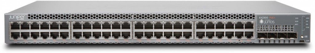JUNIPER Schakelaar 48-POORTS 10/100/1000BASE-T Poe+ EX2300-48P - Compridis
