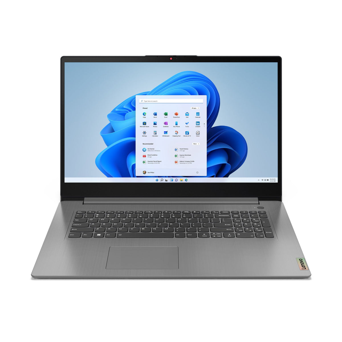 LENOVO IdeaPad 3 17IRU7 17.3" i7-1355U 16GB 512GB AZERTY-FR 82X90034FR - Compridis
