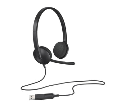 Logitech H340 USB Computer Headset Met digitale audio 981-000475 - Compridis