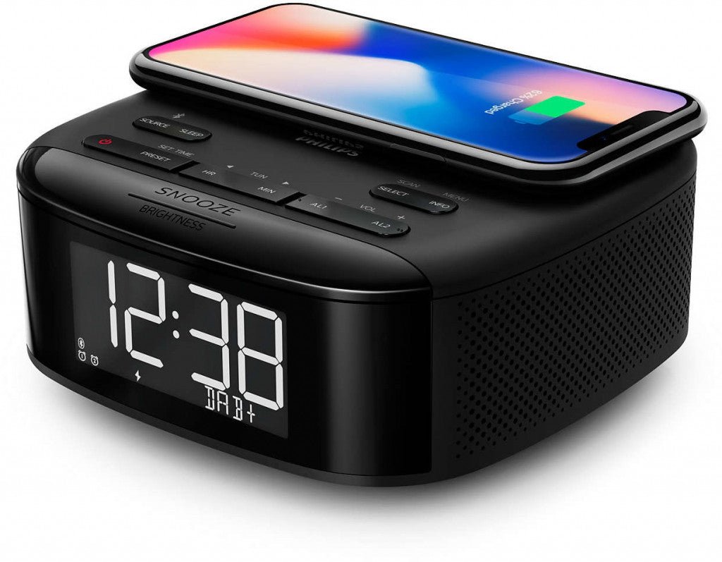 PHILIPS Draadloos en USB opladen Bluetooth da Klokradio TAR7705/10 - Compridis