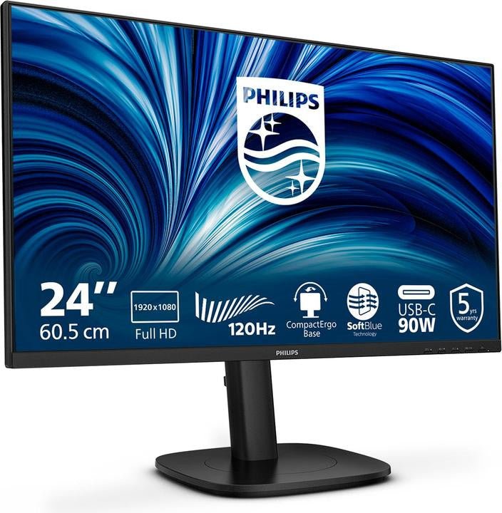 PHILIPS Monitor 23,8 inch 1920x1080 120Hz IPS F 24B2U3301/00 - Compridis