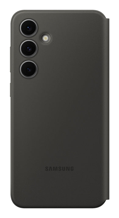 Samsung Galaxy S24 FE Smart View Wallet Case EF-ZS721CBEGWW – Zwart bescherming & kaartvak - Compridis