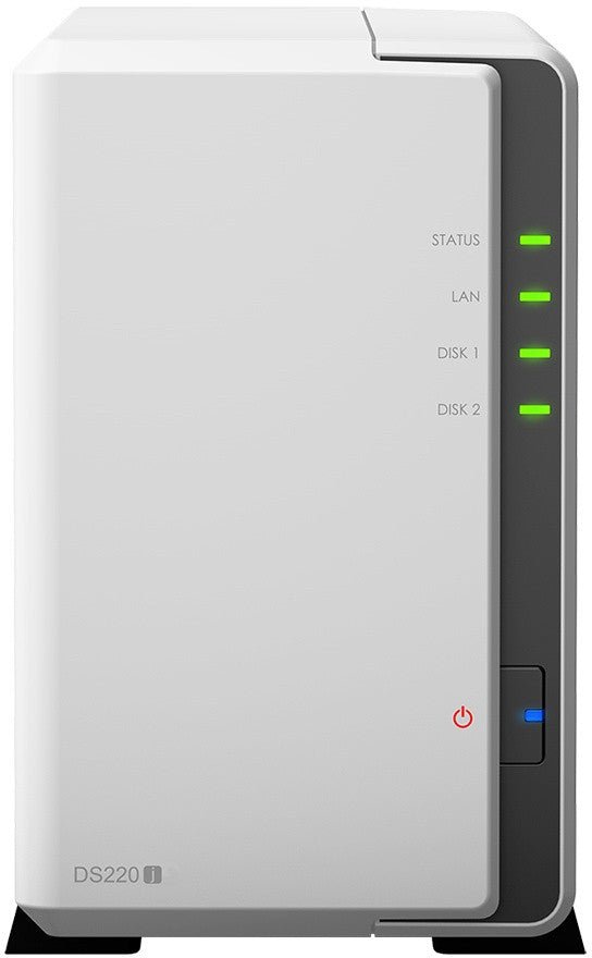 Synology DiskStation DS220j NAS Mini Tower Realtek RTD1296 0,512 GB DDR4 0 TB DiskStation Manager Wit DS220J - Compridis