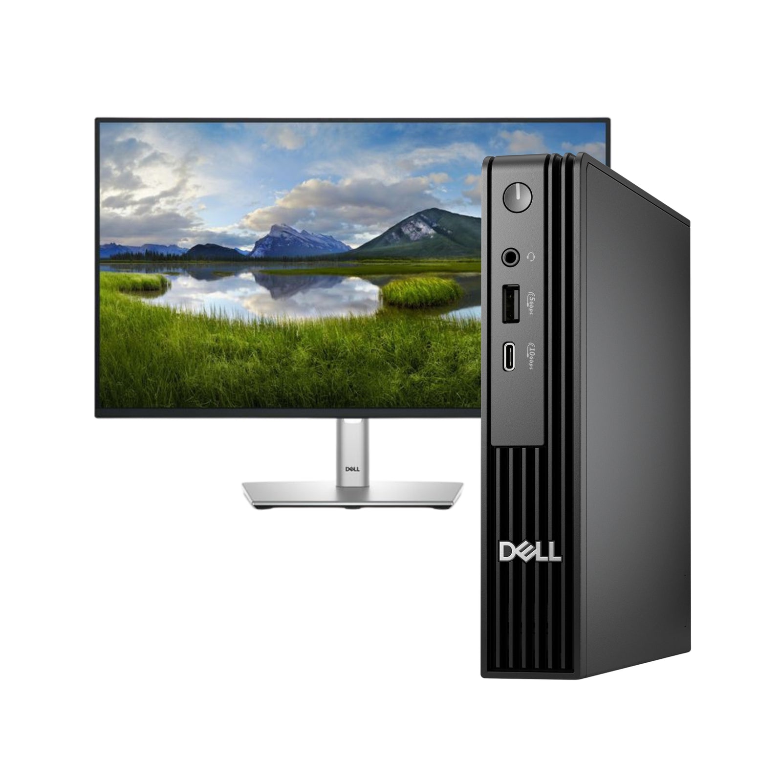 DELL Pro Micro QCM1250 i5-14500T + 24" Monitor P2425H Bundel