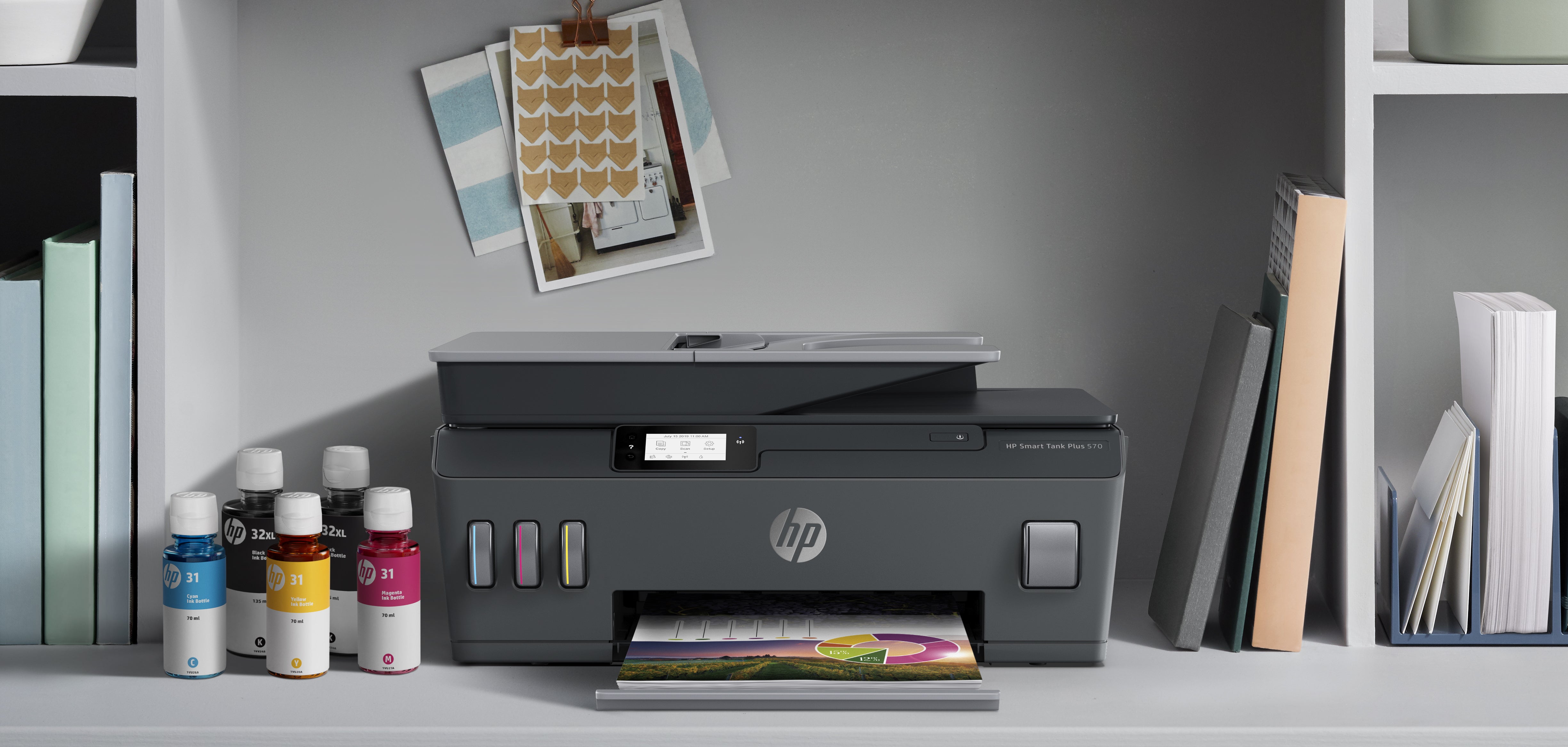 HP Smart Tank 530 Wireless All-in-One A jet d'encre thermique A4 4800 x 1200 DPI 11 ppm Wifi 4SB24A