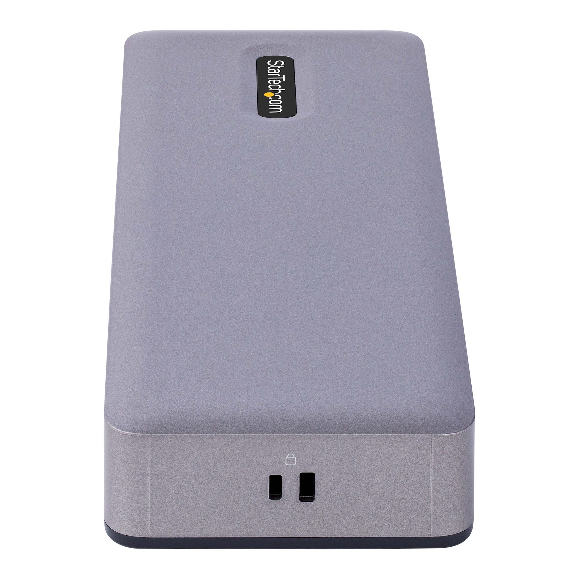 StarTech.com USB-C Docking Station, Multi Monitor USB-C Dock, HDMI/DP/DP Alt-mode, 3x 4K30 / 2x 4K60, 7-Port USB Hub, 60W Power Delivery, GbE, 3.5mm Audio, Works With Chromebook Certified DK31C3MNCRUE