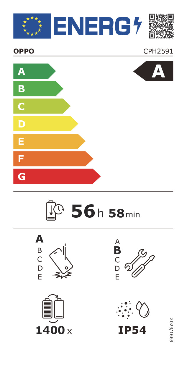OPPO A18 16,7 cm (6.56") Double SIM Android 13 4G USB Type-C 4 Go 128 Go 5000 mAh Bleu CPH2591