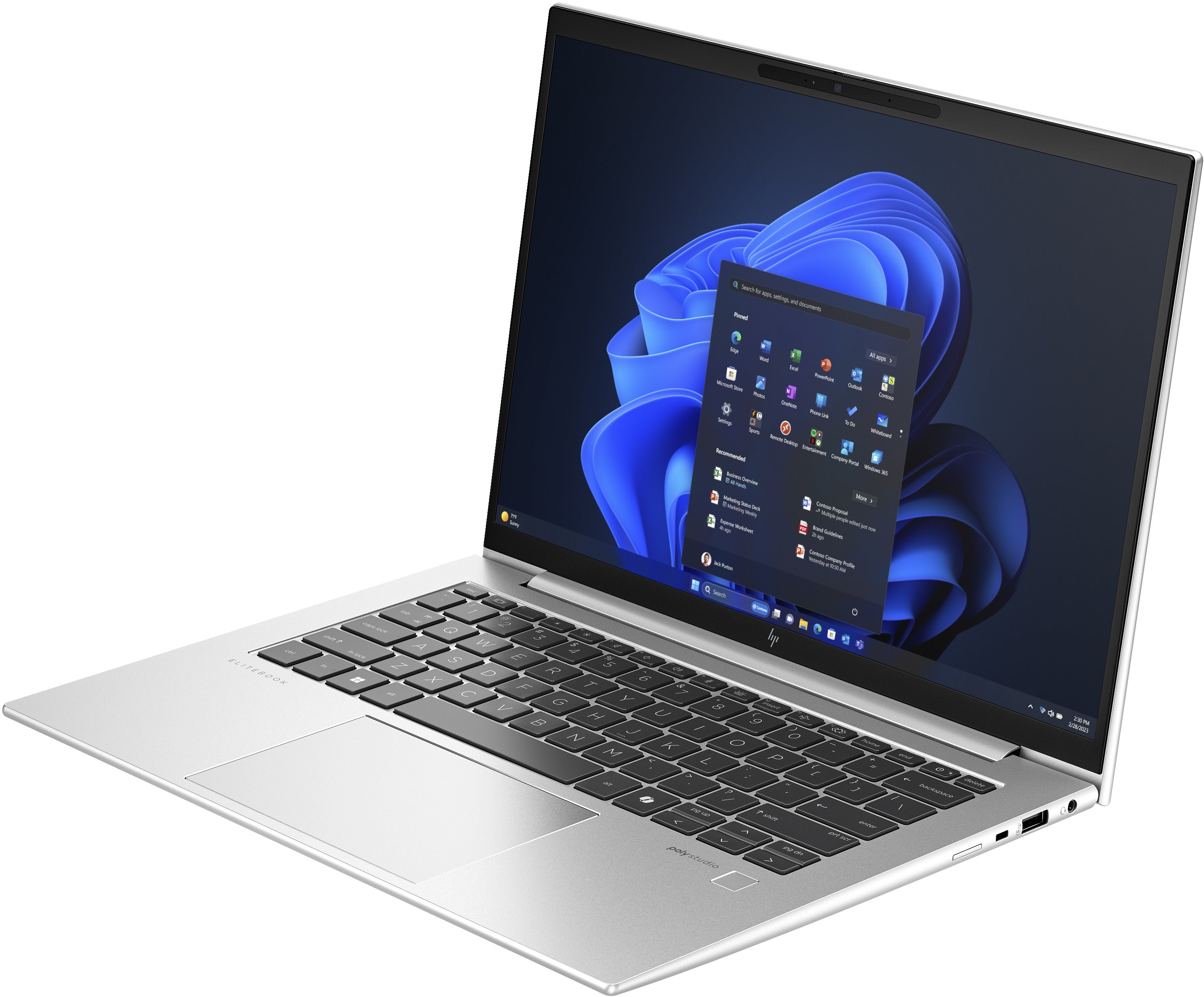 EliteBook 840 G11 - 14 pouces - Intel Core Ultra 5 125U - 16 Go RAM - 512 Go SSD - 4G LTE - Windows 11 Pro - [QWERTY US] - [POLONAIS] 9G0E6ET#AKD