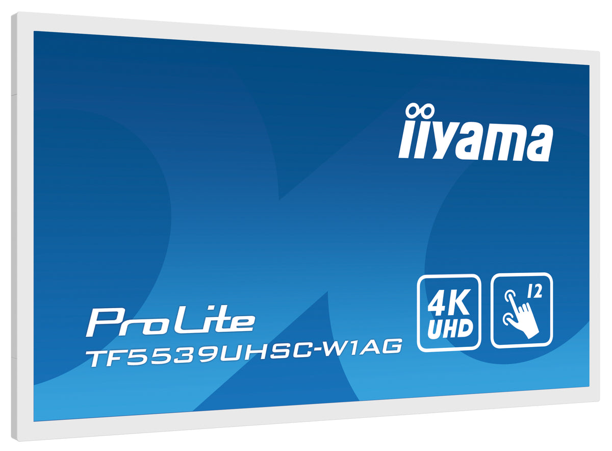 IIYAMA ProLite TF5539UHSC-W1AG 55″ PCAP 4K écran tactile Open-Frame blanc