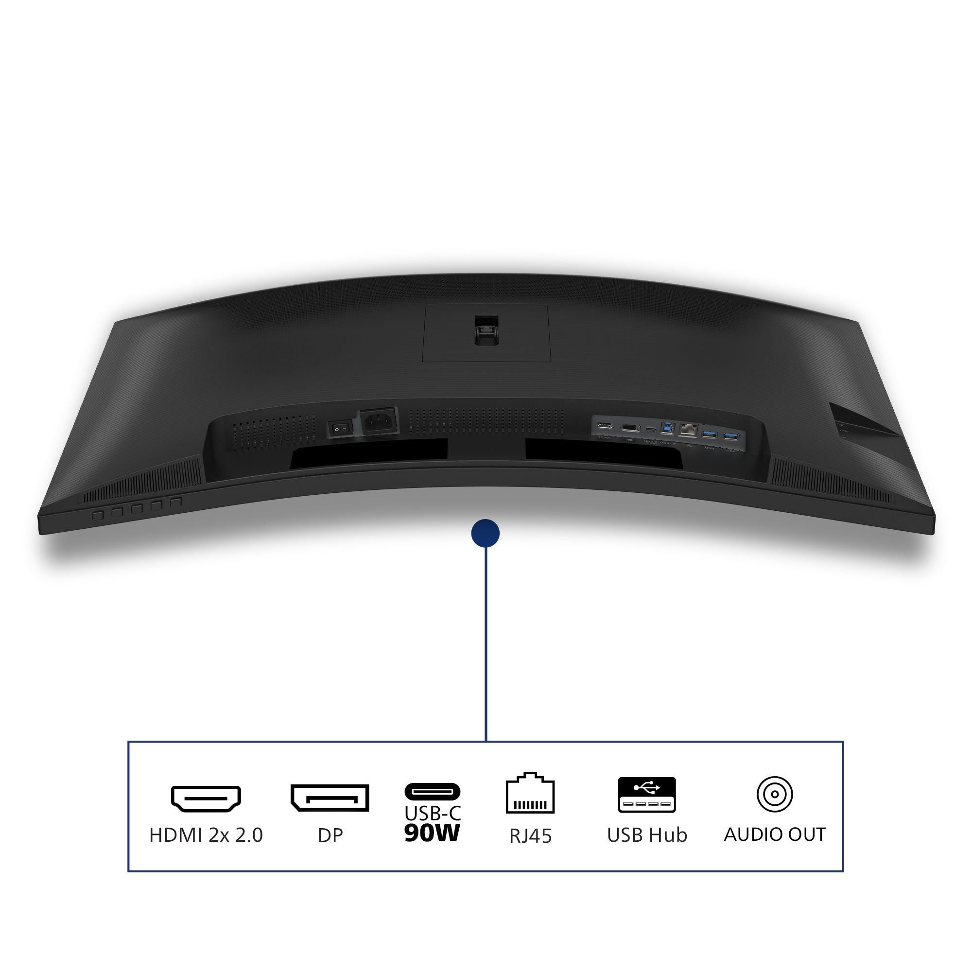 Philips 3000 series 34B2U3600C/00 computer monitor 86,4 cm (34") 3440 x 1440 Pixels Wide Quad HD LCD Zwart 34B2U3600C/00