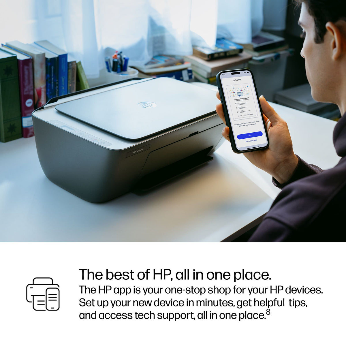 HP DeskJet 2910 Imprimante Tout-en-Un 89F98B - Impression, Copie, Numérisation