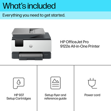 HP OfficeJet Pro 9122e All-in-One Printer 403X7B#629 - Color, 22 ppm