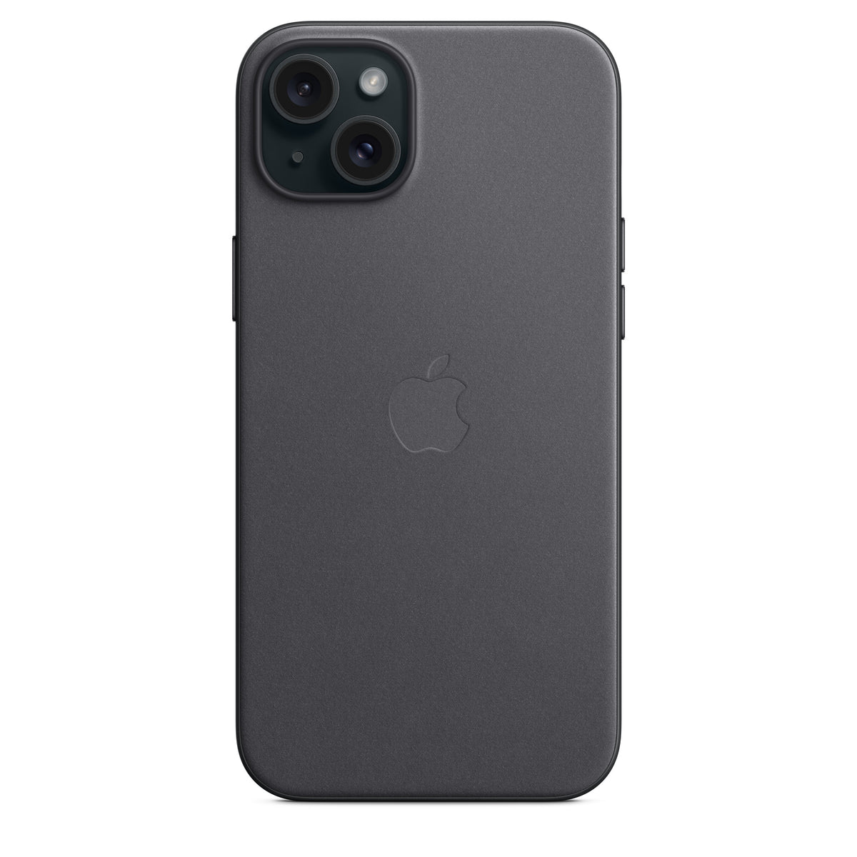 Apple FineWoven Hoesje met MagSafe voor iPhone 15 Plus - Zwart
