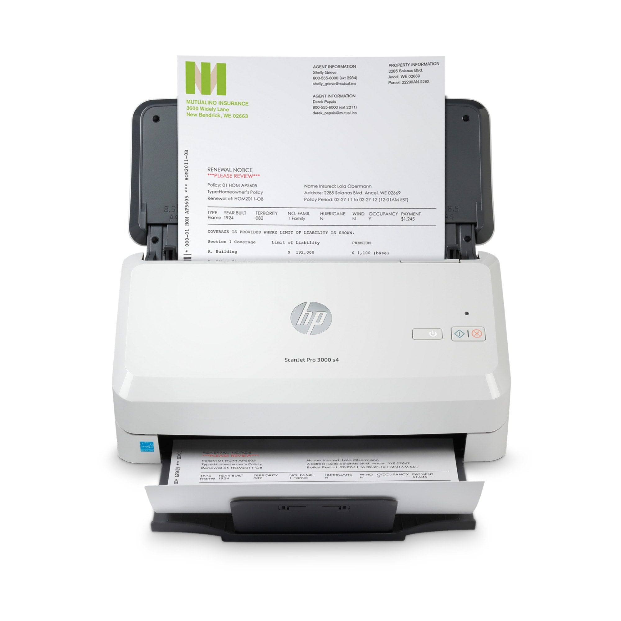 HP Scanjet Pro 3000 s4 Paginascanner 600 x 600 DPI A4 Zwart, Wit 6FW07A#B19