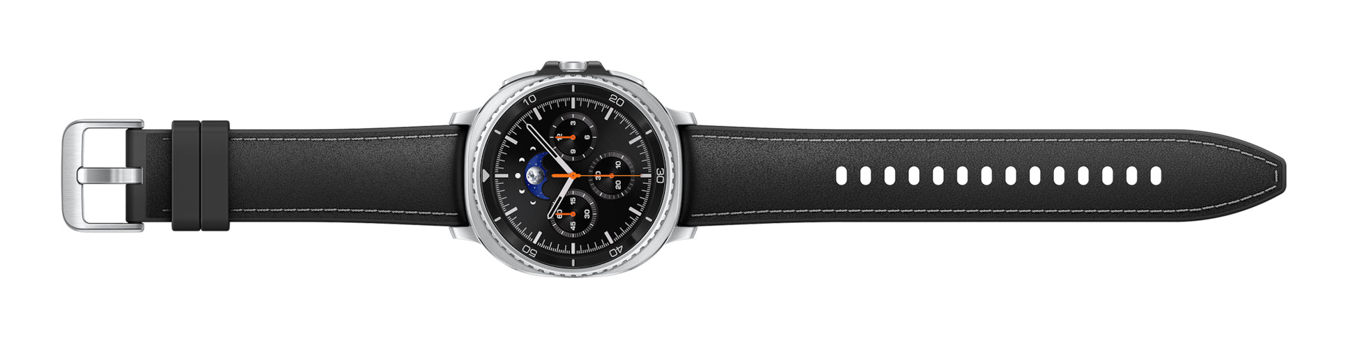 Samsung Galaxy Watch 8 Classic 3,3 cm (1.3") AMOLED 46 mm Numérique 438 x 438 pixels Écran tactile Argent Wifi GPS (satellite) SM-L500NZKAEUB