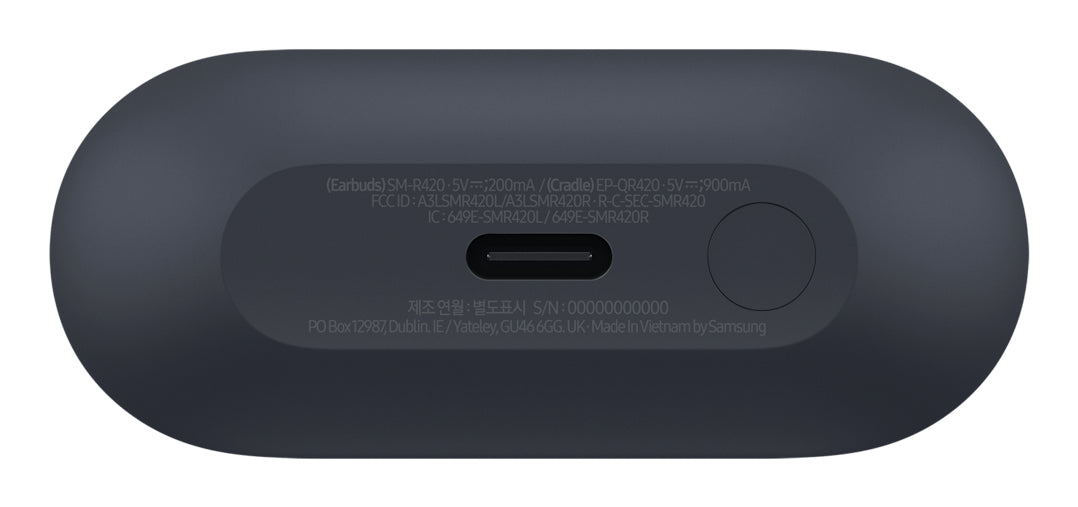 Samsung Galaxy SM-R420NZKAEUB headphones/headset True Wireless Stereo (TWS) In-ear Calls/Music Bluetooth Black SM-R420NZKAEUB