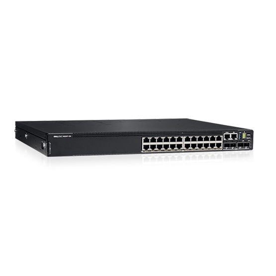 DELL N-Series N3224P-ON Managed L2 Gigabit Ethernet (10/100/1000) Power over Ethernet (PoE) 1U Black 210-ASPU