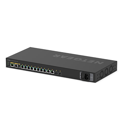 NETGEAR M4250-10G2XF-PoE+ Managed L2/L3 Gigabit Ethernet (10/100/1000) Power over Ethernet (PoE) 1U Black GSM4212PX-100EUS