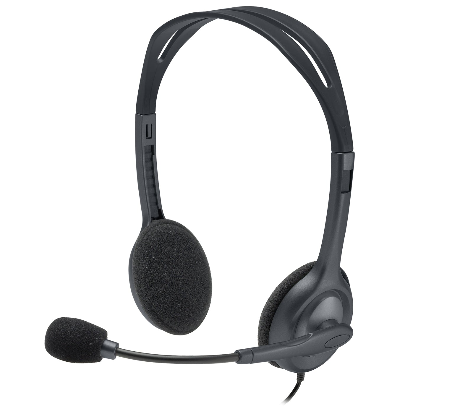 Logitech 981-000593 hoofdtelefoon/headset Bedraad Hoofdband Kantoor/callcenter Zwart 981-000593