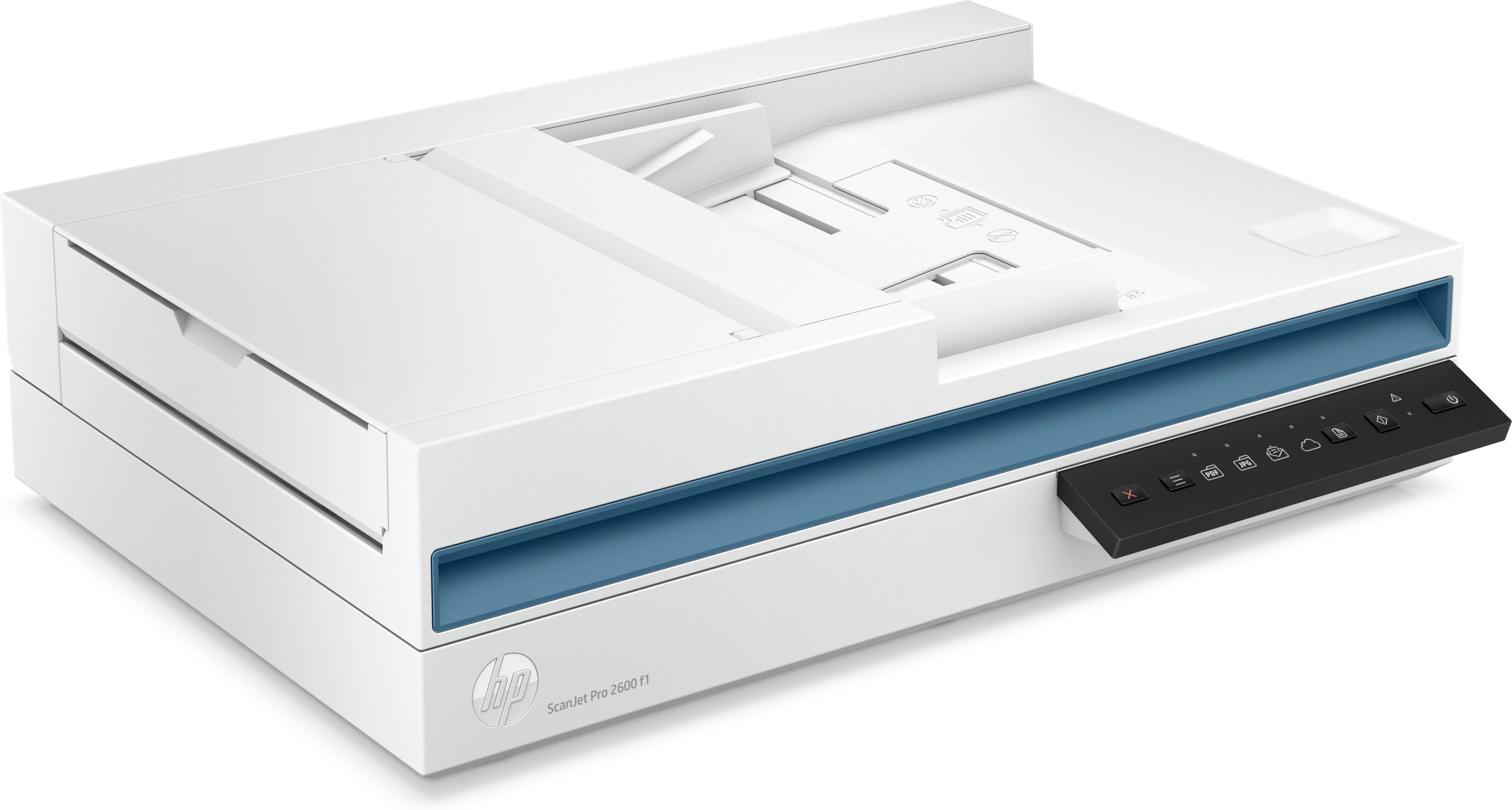 HP Scanjet Pro 2600 f1 Scanner à plat et chargeur automatique 600 x 600 DPI A4 Blanc 20G05A#B19