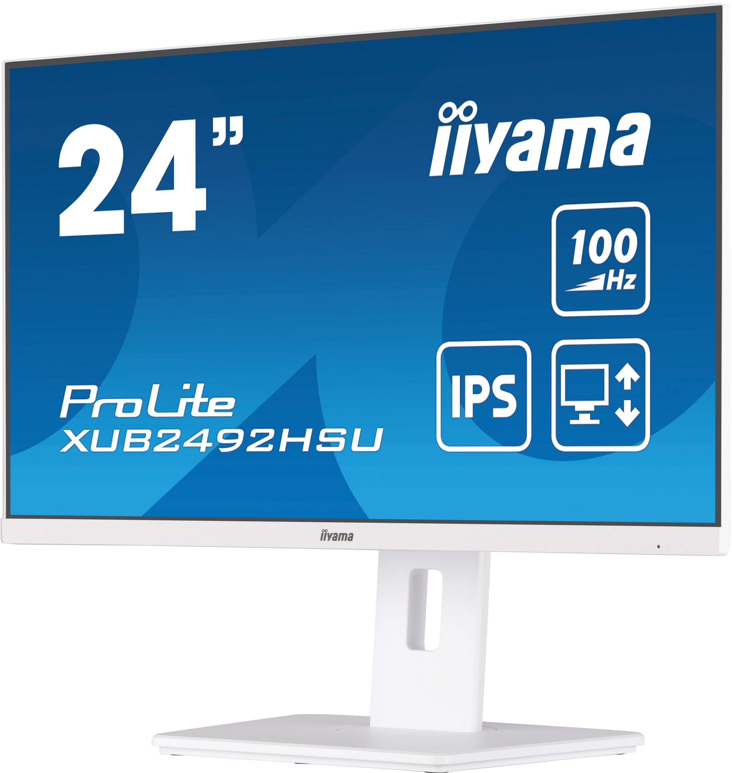 iiyama XUB2492HSU-W6 computer monitor 60,5 cm (23.8") 1920 x 1080 Pixels Full HD LED Wit XUB2492HSU-W6