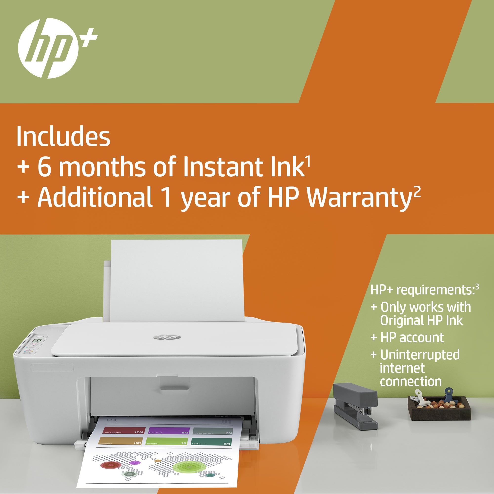 HP DeskJet 2710e Draadloos All-in-One Kleur Printer, Instant Ink; Kopieerapparaat, scanner 26K72B#629