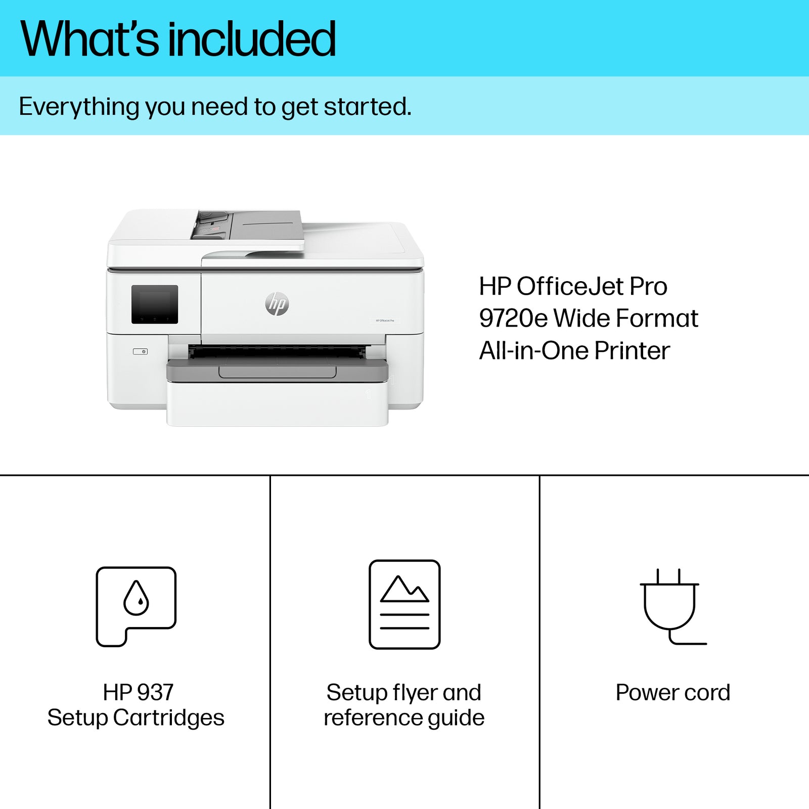 HP OfficeJet Pro 9720e A3 Kleur Multifunctionele Inkjetprinter
