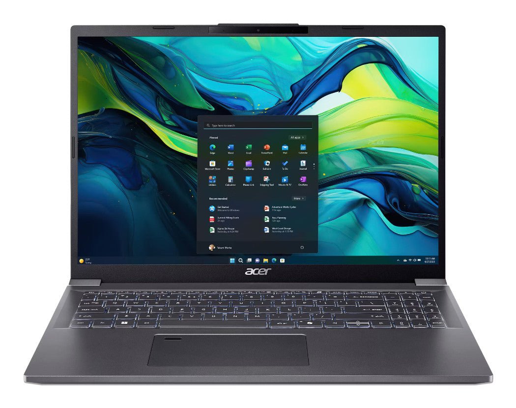 ACER Aspire A16-71GM-75LF 16" Intel Core Ultra 7 155H 24GB 1TB SSD QWERTY US NX.J7DEH.006 - Compridis