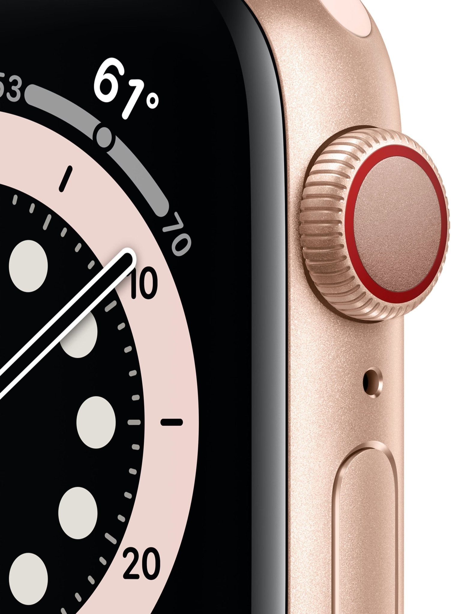 Apple Watch Series 6 OLED 40 mm Digitaal 324 x 394 Pixels Touchscreen 4G Goud Wifi GPS MG123NF/A - Compridis