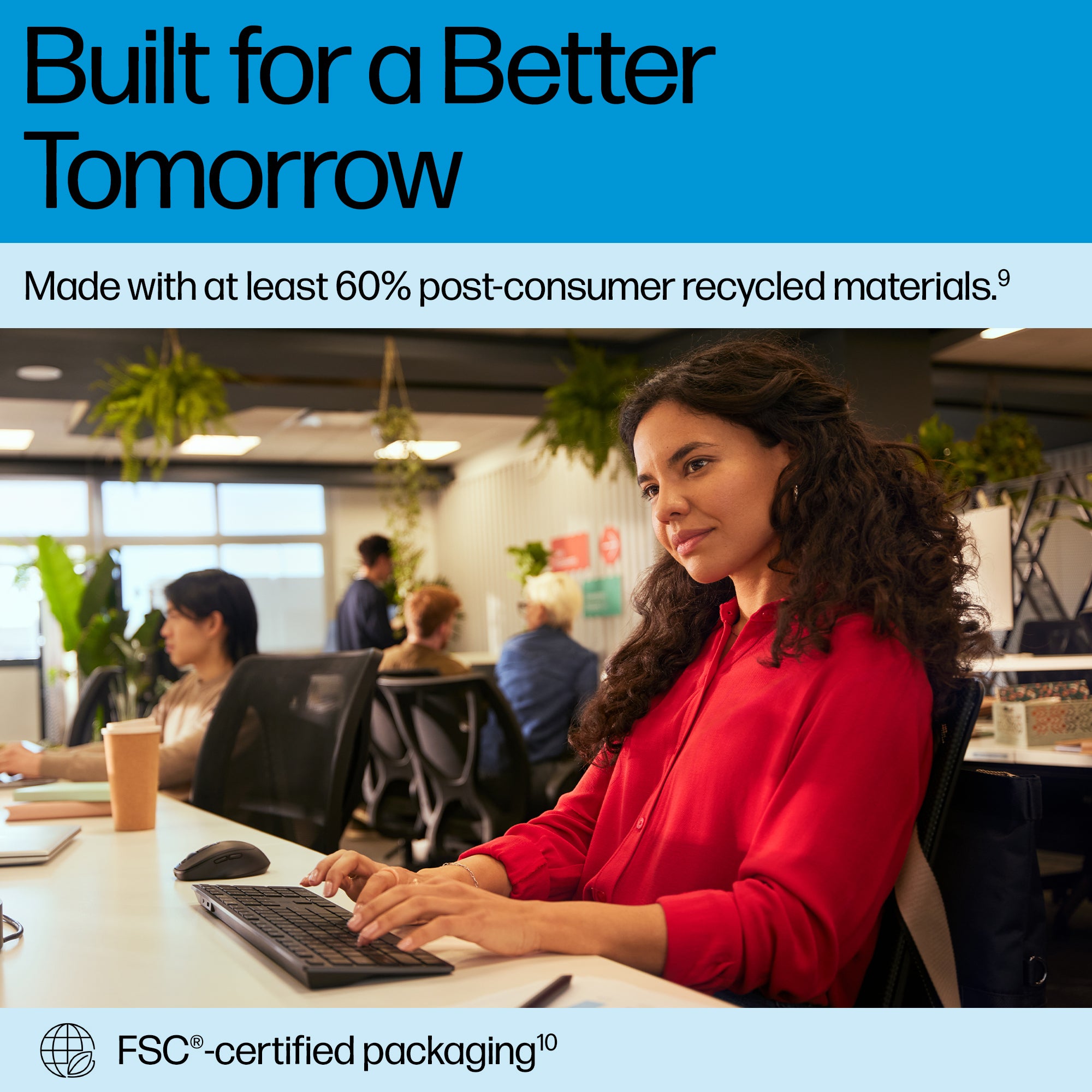 HP Ensemble clavier et souris sans fil rechargeables multi-appareils 725 9T5B0UT#ABD