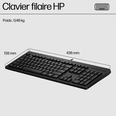HP Clavier filaire 125 M27527-071