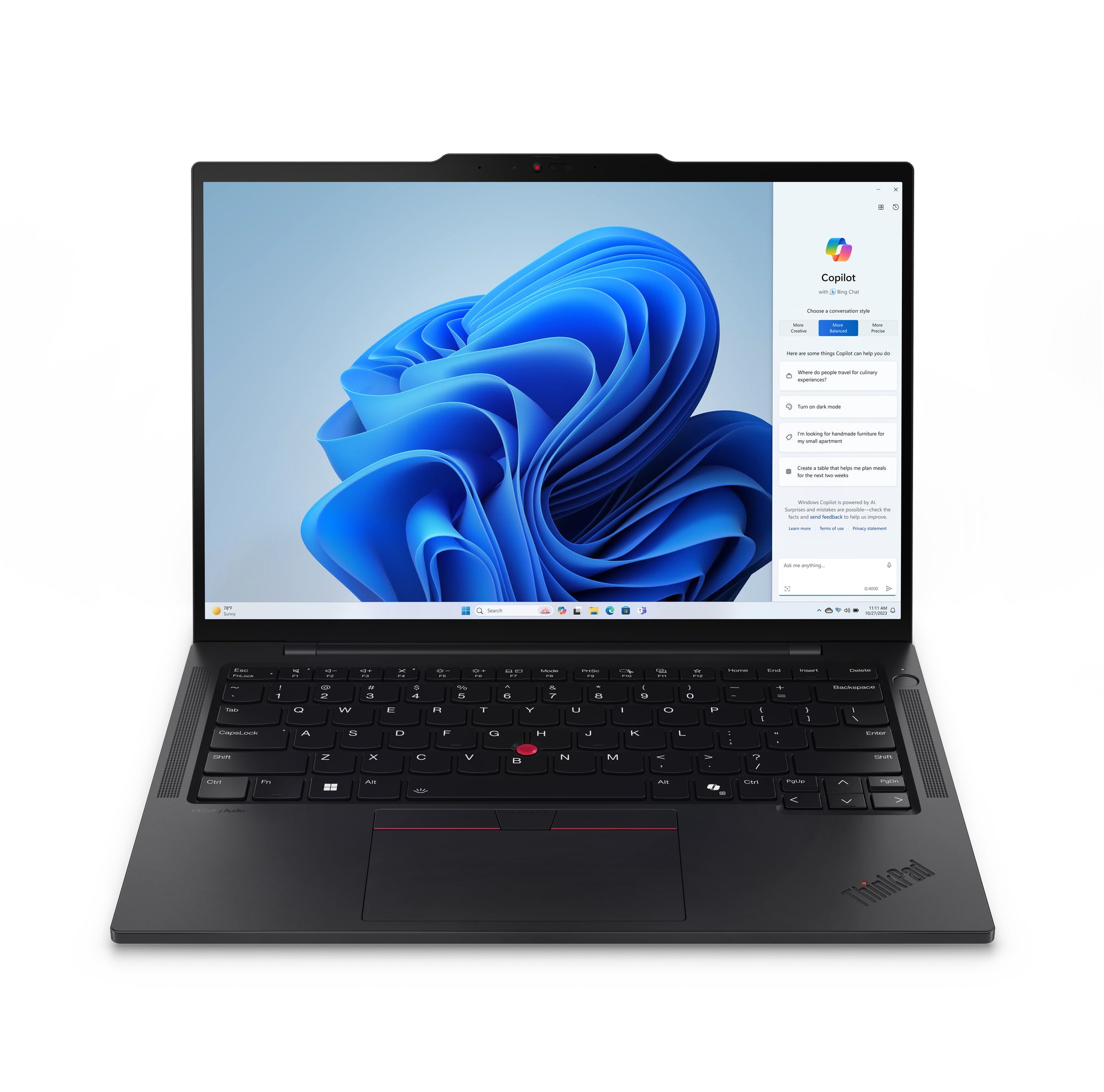 ThinkPad T14s Gen 5 - 14 pouces - Intel Core Ultra 7 155U - 16 Go RAM - 512 Go SSD - Windows 11 Pro 21LS0021MH