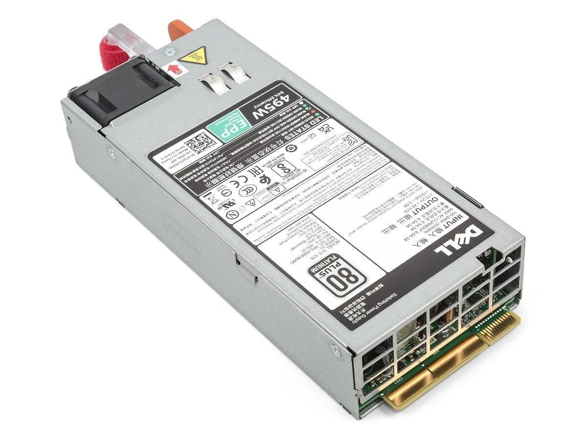 DELL PowerEdge 13e/14e generatie 495W Platinum voeding met normale luchtstroom 0T41F3 - Compridis