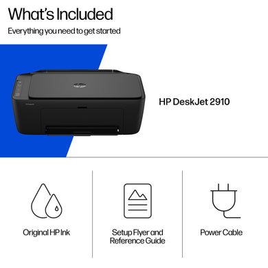 HP DeskJet 2910 All-in-One Printer 89F98B - Print, Copy, Scan