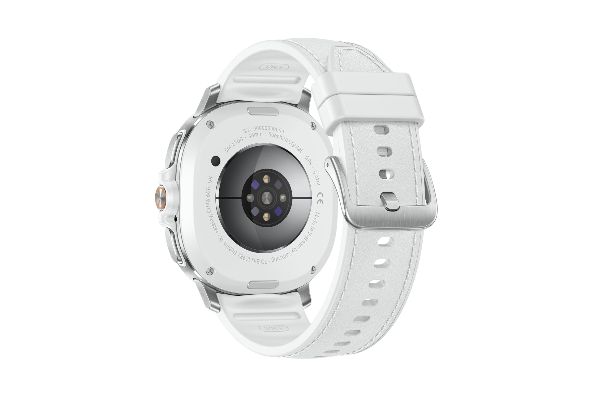 Samsung Galaxy Watch8 Classic 3,3 cm (1.3") AMOLED 46 mm Digitaal 438 x 438 Pixels Touchscreen Zilver Wifi GPS SM-L500NZWDWEU