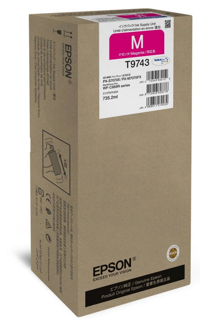 Epson C13T97430N inktcartridge 1 stuk(s) Origineel Magenta C13T97430N - Compridis