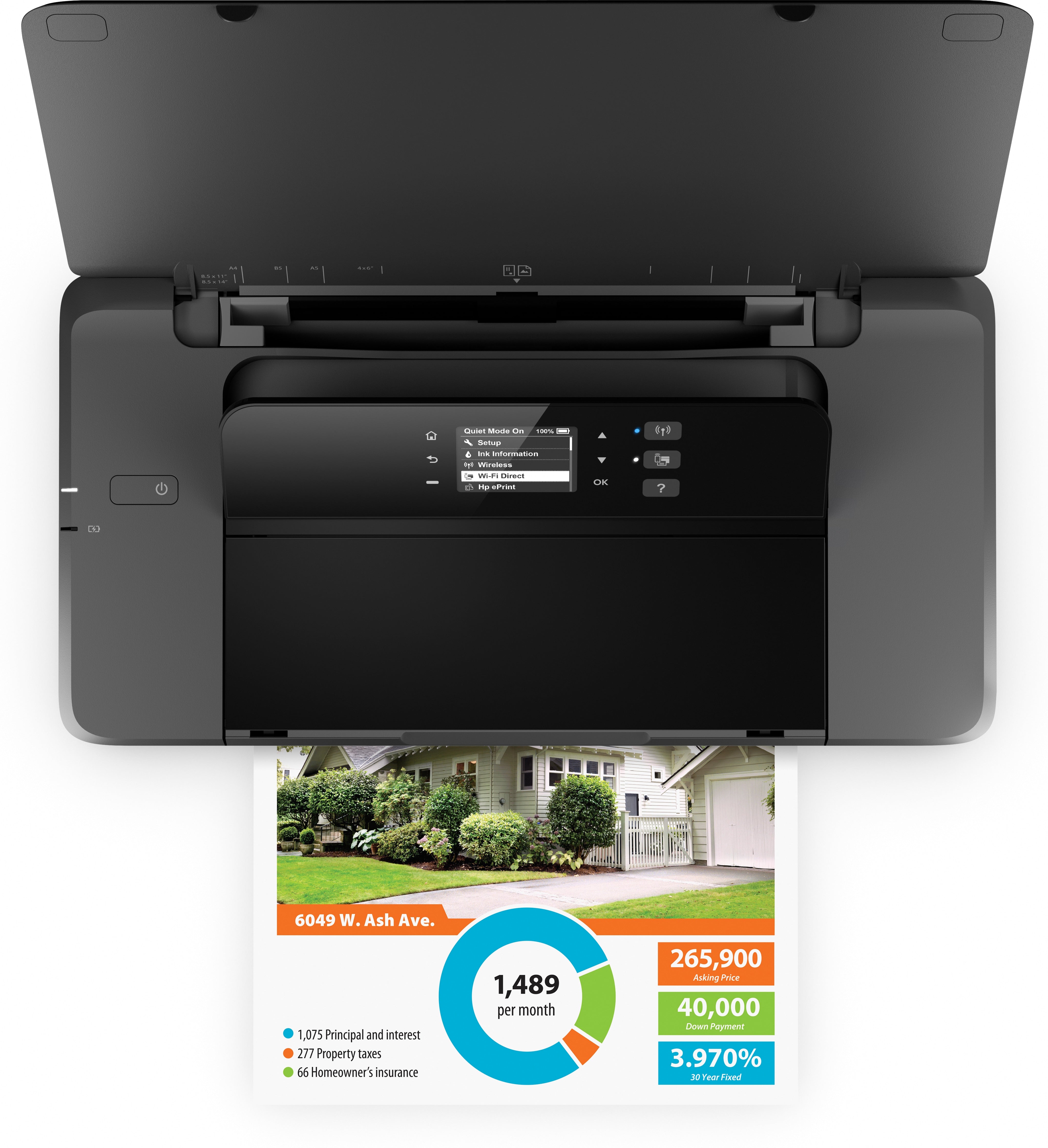 HP Officejet 202 Mobile Printer inkjet printer N4K99C#BEW