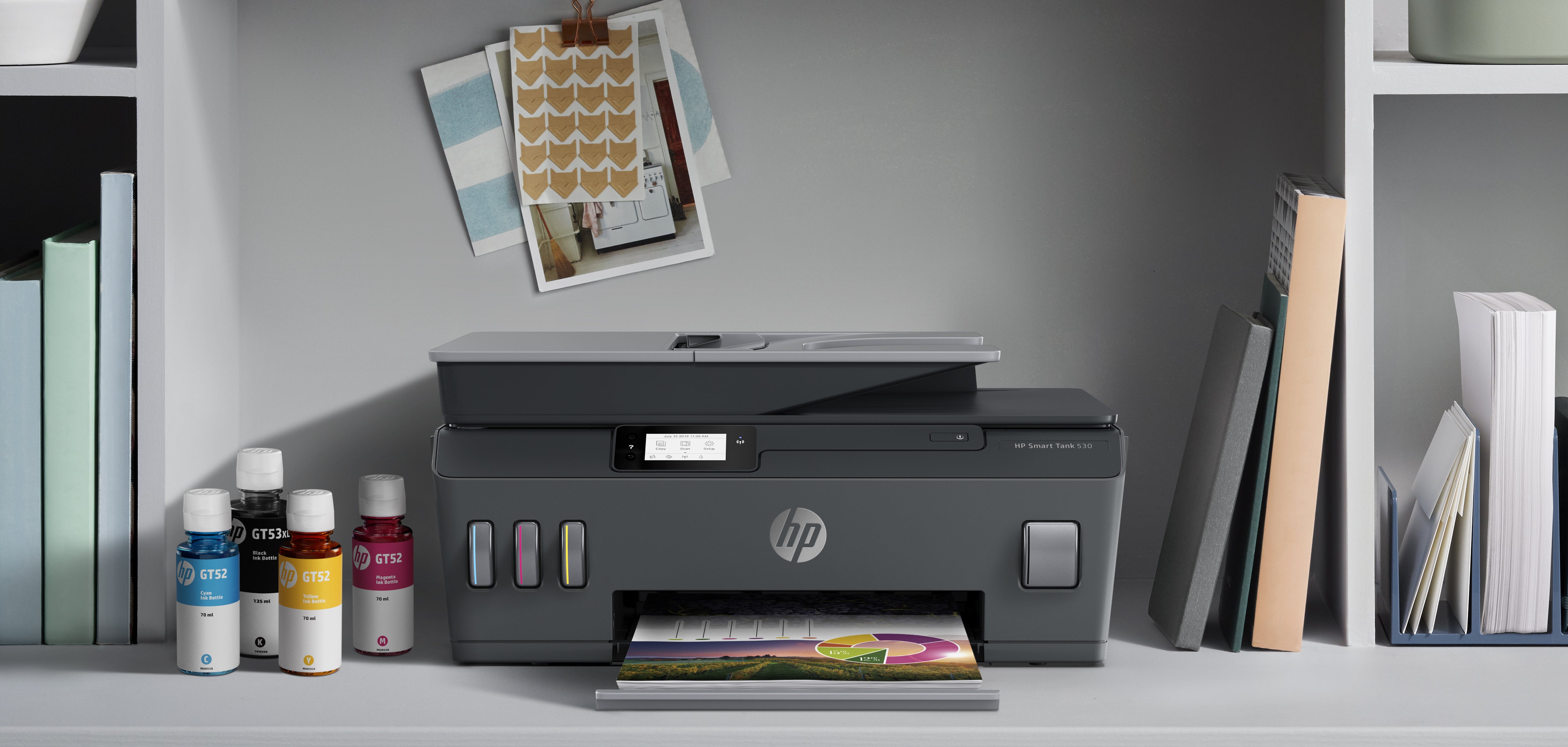 HP Smart Tank 530 Wireless All-in-One A jet d'encre thermique A4 4800 x 1200 DPI 11 ppm Wifi 4SB24A#BEW