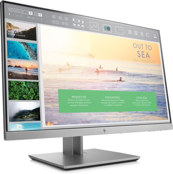 HP Monitor EliteDisplay E233 Zilver HP vernieuwen 1FH46AA - Compridis
